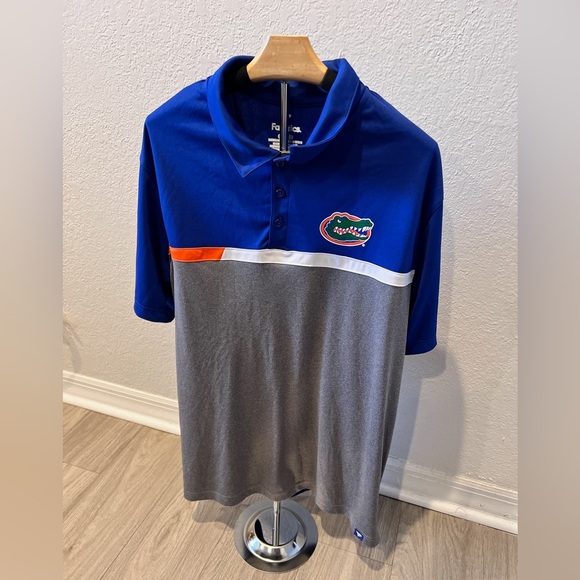 Fanatics Other - Florida Gators Fanatics Polo Shirt XL Blue Gray NCAA SEC